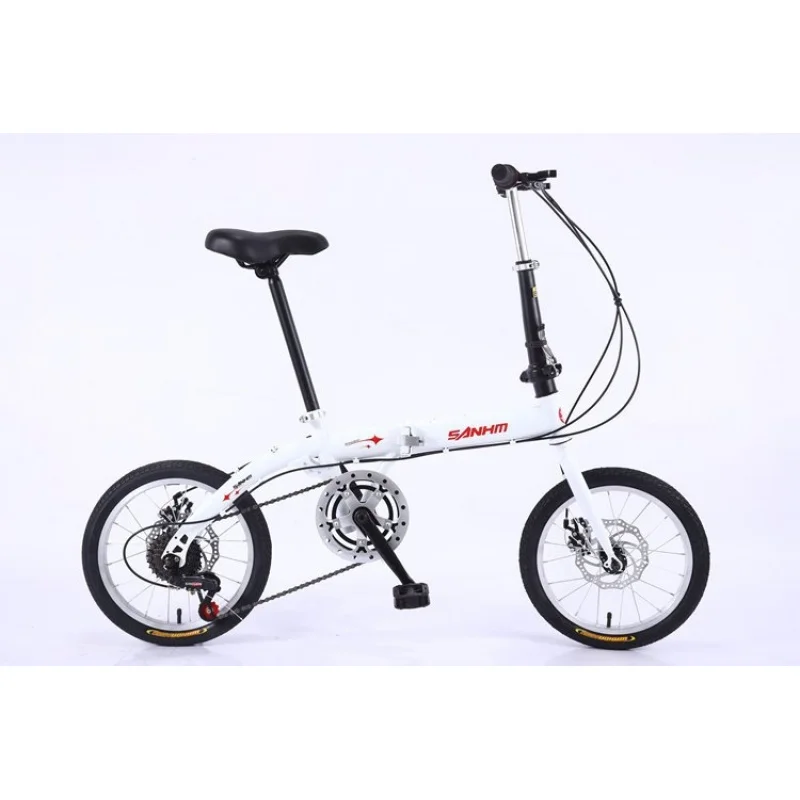 16 Inch Folding Bicycle 6 Spee - Cycling Commute Speed recension och pris