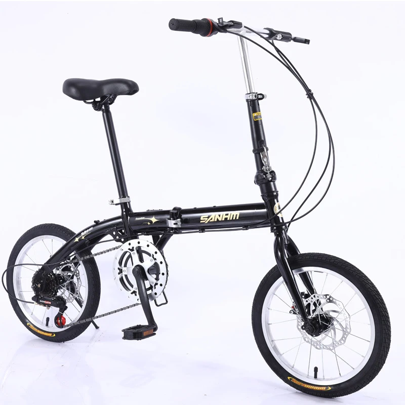 16 Inch Folding Bicycle 6 Spee - Cycling Commute Speed recension och pris