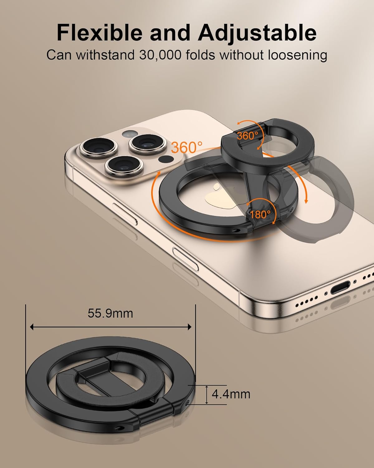 Phone Grip Holder Stand Dual-S - Kickstand Adjustable recension och pris