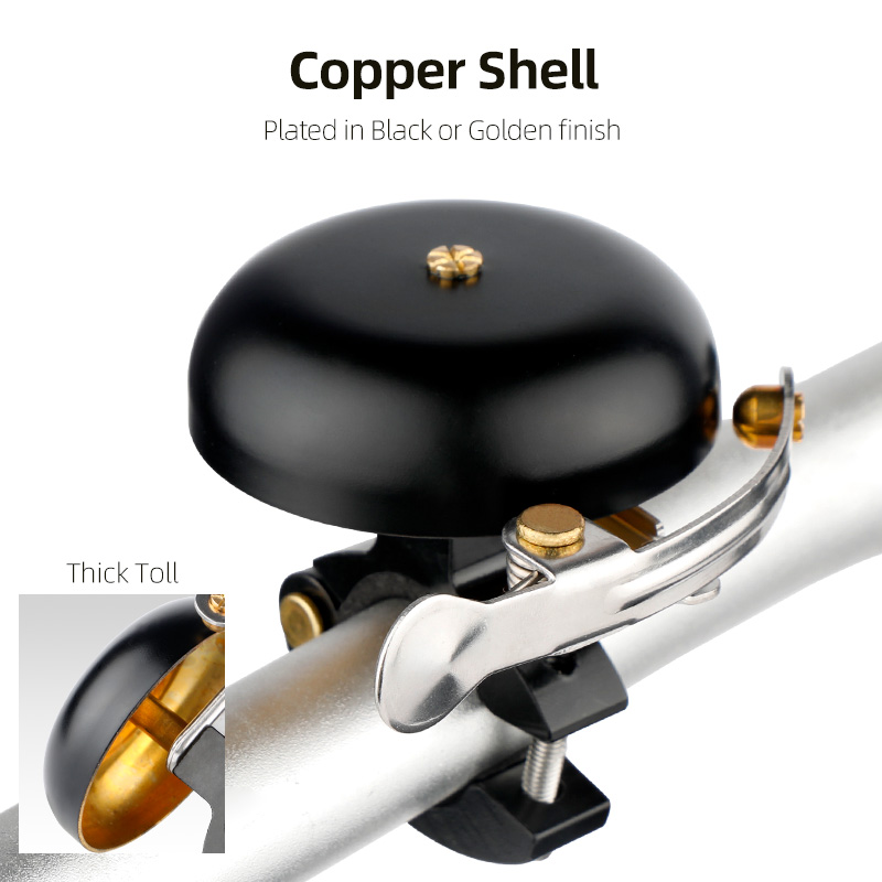 Deemount Classic Cycle Brass B - Bell Handlebar Ring recension och pris