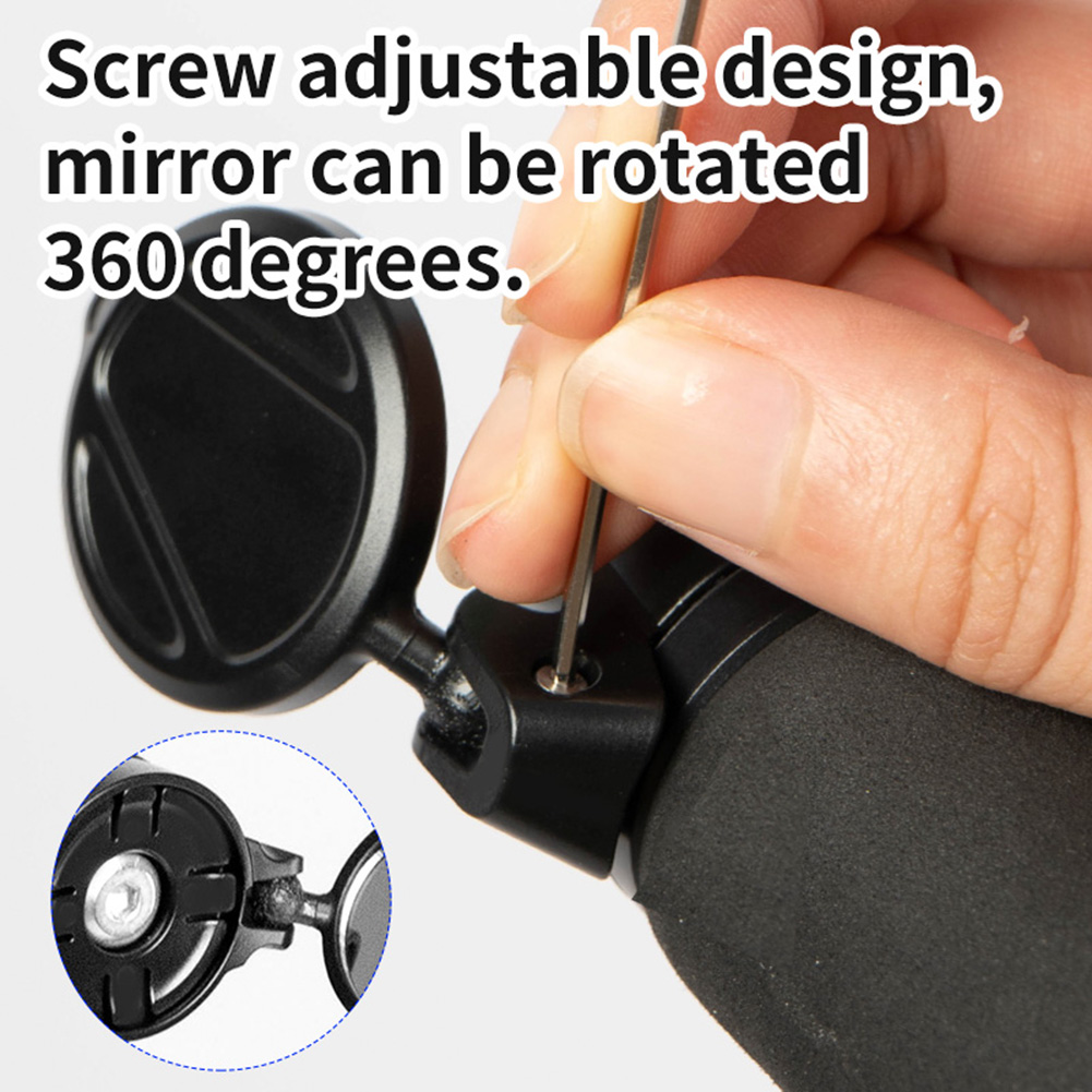 1-5PCS Bicycle Rearview Mirror - Mirror Handlebar Convex recension och pris