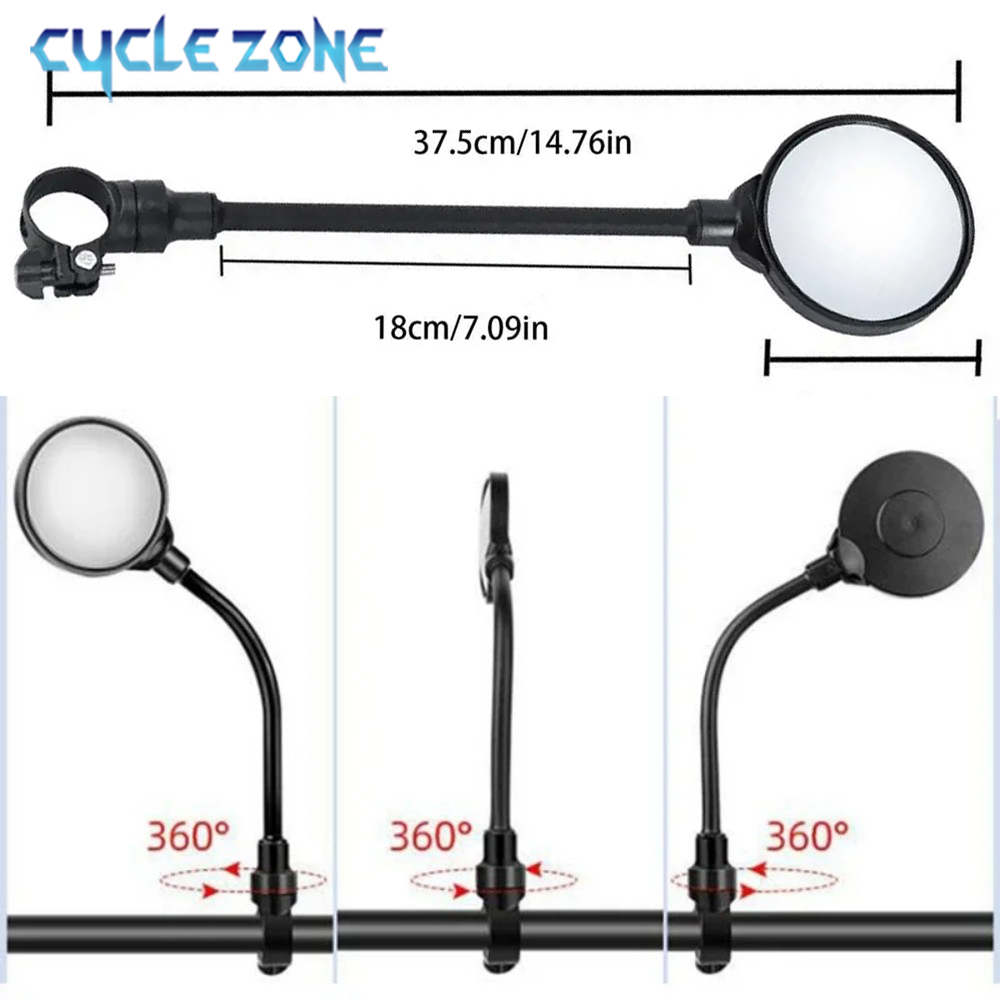 Bicycle Mirror Bike Handlebar  - Mirror Handlebar Convex recension och pris