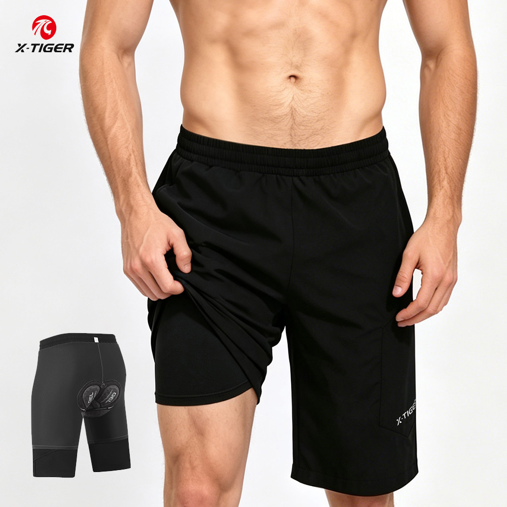X-TIGER 2 in 1 Cycling Shorts  - Cycling Shorts For Commute recension och pris